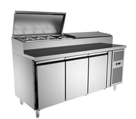 Sandwich Refrigerator Preparation Counter 3-GN Door