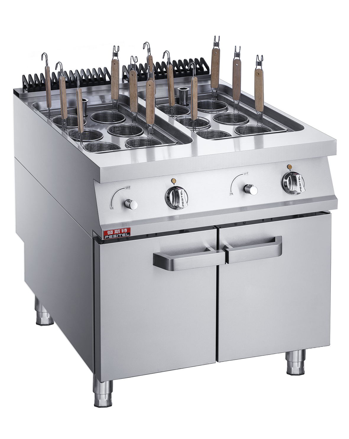 Electric Noodle Cooker with Cabinet