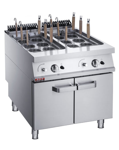 Gas Noodle Cooker with Cabinet