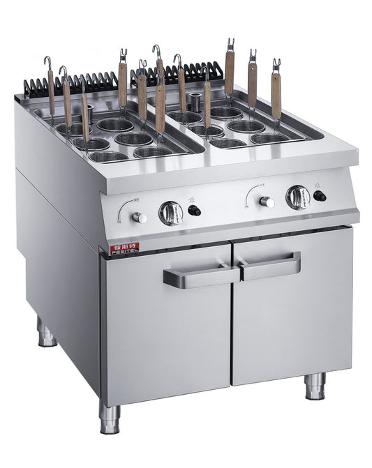 Gas Noodle Cooker with Cabinet
