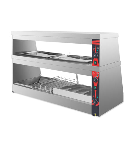 Fast Food Restaurant Warmer Display Cabinet