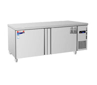 General Static Cooled Reach in Freezer Counter Cabinet 2-Door