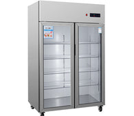 General Static Cooled Reach in Refrigeration Display Cabinet 2-Door