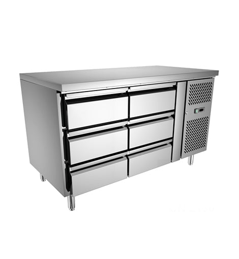 European GN Series Under Counter Freezer 2-Door