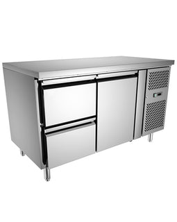 Commercial Undercounter Refrigerator 1-Door & 2-Drawer