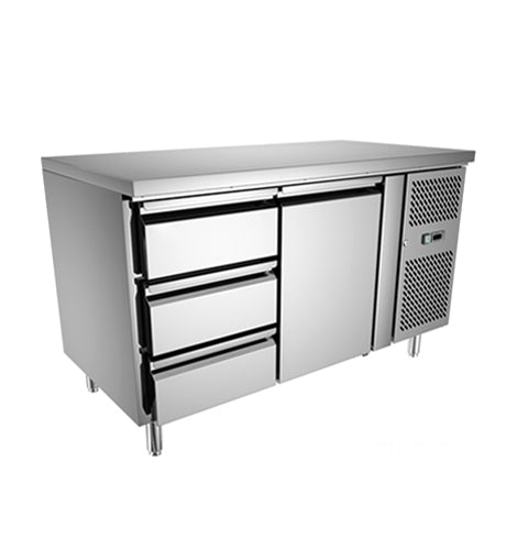 European GN Series Under Counter Refrigerator 2-Door