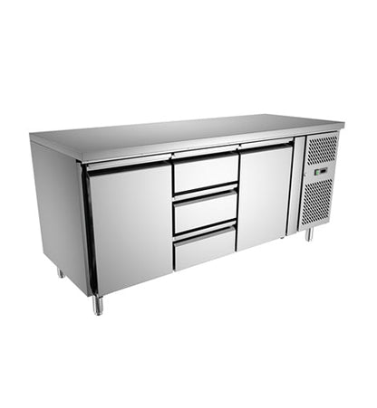 European GN Series Under Counter Refrigerator 3-Door