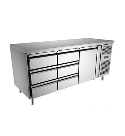 European GN Series Under Counter Refrigerator 3-Door