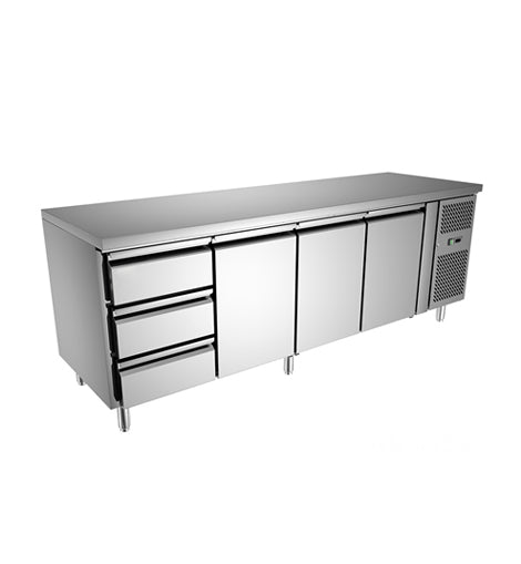 European GN Series Under Counter Refrigerator 4-Door