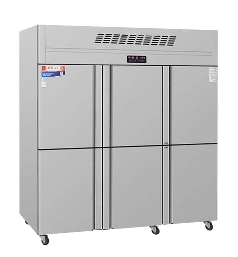 General Static Cooled Reach in Freezer Cabinet 6-Door