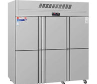 General Static Cooled Reach in Refrigeration Cabinet 6-Door