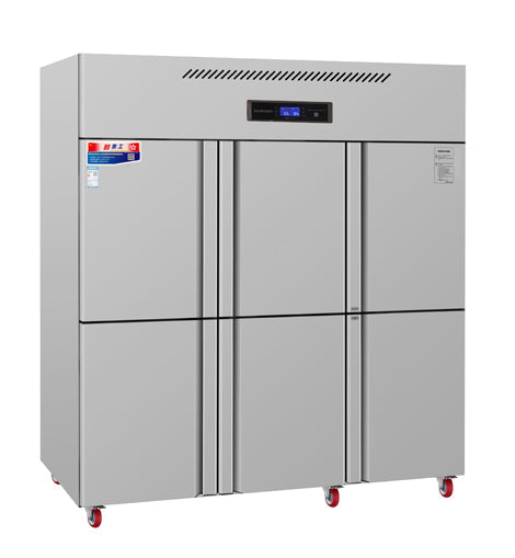General Static Cooled Reach in Freezer Cabinet 6-Door