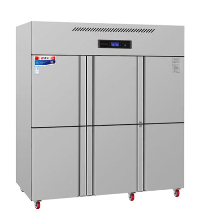 General Static Cooled Reach in Freezer Cabinet 6-Door