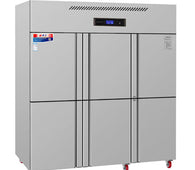 General Static Cooled Reach in Refrigeration Cabinet 6-Door